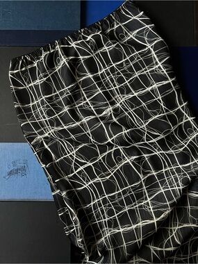 Vintage Patterned Slip Skirt